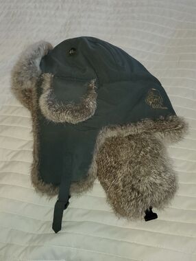 Mad Bomber cossack trapper hat made with real Rabbit Fur